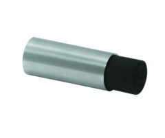 Deurstop wandmontage ø25x78mm rvs mat
