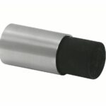 Deurstop wandmontage ø25x60mm rvs mat