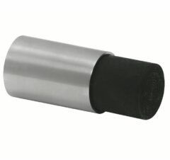 Deurstop wandmontage ø25x60mm rvs mat