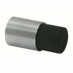 Deurstop wandmontage ø25x48mm rvs mat