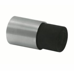Deurstop wandmontage ø25x48mm rvs mat