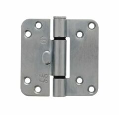 Intersteel glijlagerscharnier ronde hoek 89x89 mm staal verzinkt