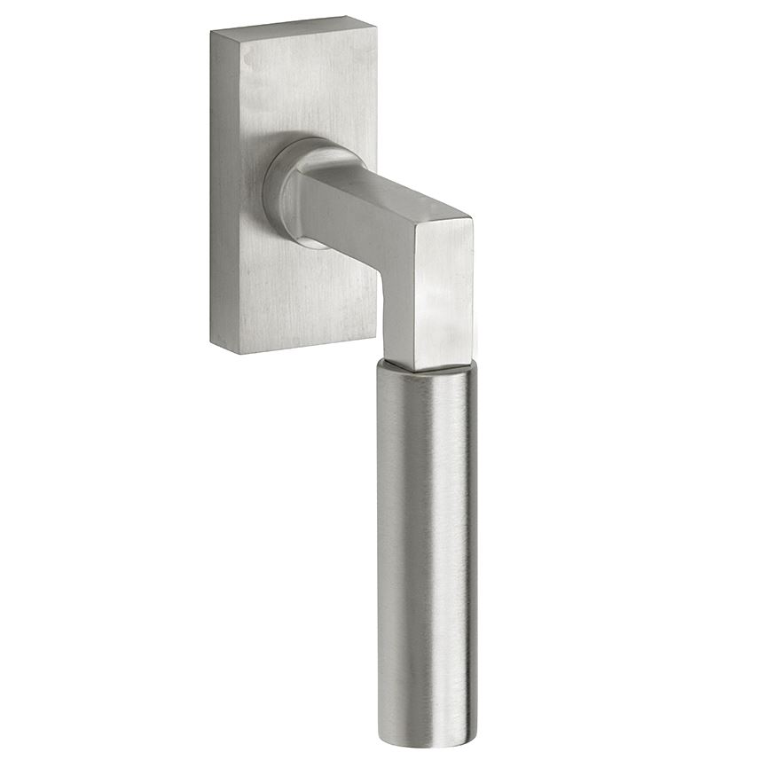 Draaikiepgarnituur Bauhaus mat nikkel ongelakt