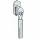 SKG2 Draaikiepgarnituur afsluitbaar Bauhaus/ovaal glans chroom