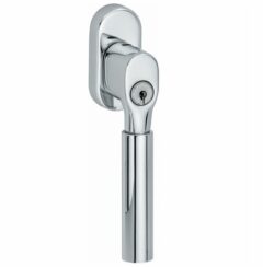 SKG2 Draaikiepgarnituur afsluitbaar Bauhaus/ovaal glans chroom