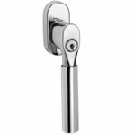 SKG2 Draaikiepgarnituur afsluitbaar Bauhaus/ovaal glans nikkel