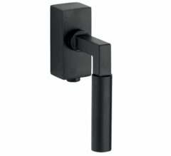 SKG2 Draaikiepgarnituur afsluitbaar Bauhaus mat zwart