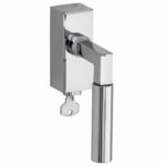 SKG2 Draaikiepgarnituur afsluitbaar Bauhaus glans chroom