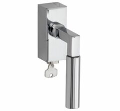 SKG2 Draaikiepgarnituur afsluitbaar Bauhaus glans chroom