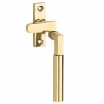 Raamboom Met Sluitplaat Rechts Bauhaus messing ongelakt