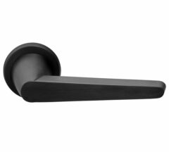 Deurkruk CONE OH101 op rozet PVD mat zwart