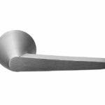 Gatdeel Rechts Deurkruk CONE OH100 op rozet mat rvs