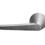 Gatdeel Links Deurkruk CONE OH100 op rozet mat rvs