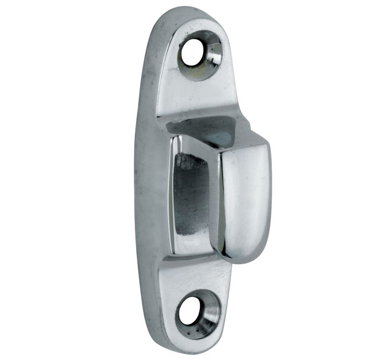 Sluithaak tbv raamboom ovaal glans chroom