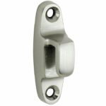 Sluithaak tbv raamboom ovaal mat nikkel ongelakt