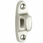 Sluithaak tbv raamboom ovaal glans nikkel