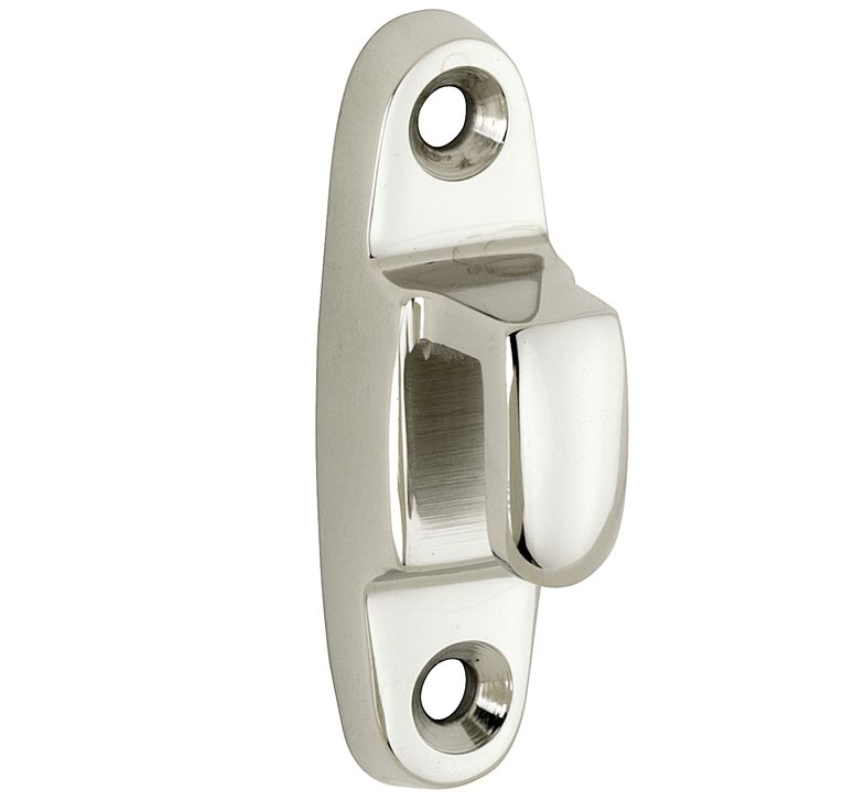 Sluithaak tbv raamboom ovaal glans nikkel