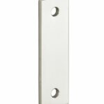 Vulplaat tbv raamsluiting 3 mm rechthoekig glans nikkel