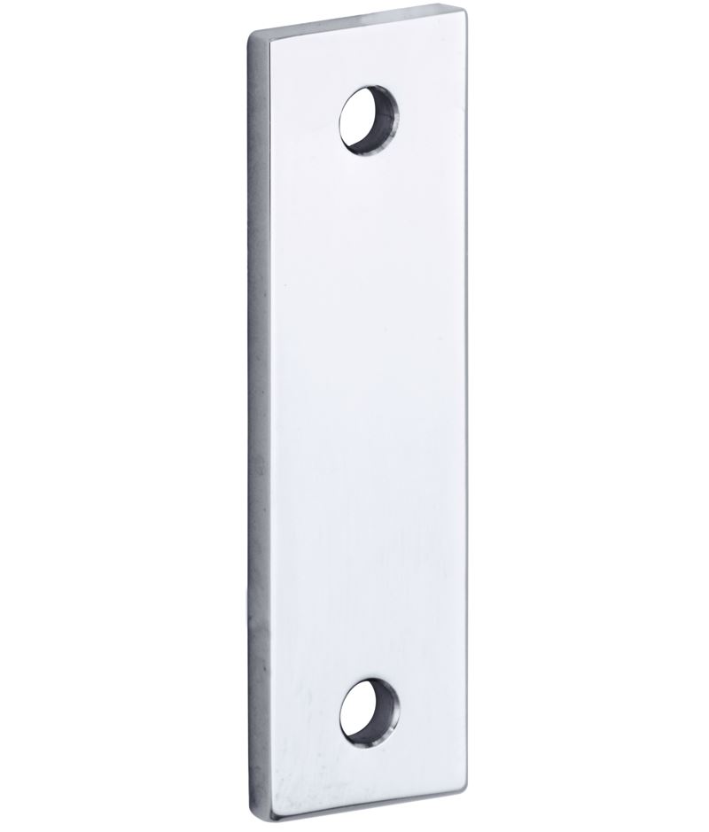 Vulplaat tbv raamsluiting 3 mm rechthoekig glans chroom