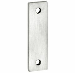 Vulplaat tbv raamsluiting 3 mm rechthoekig mat nikkel ongelakt