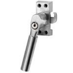 SKG Raamsluiting Met Sluitplaat Links Bauhaus mat nikkel ongelakt