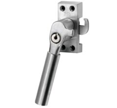 SKG Raamsluiting Met Sluitplaat Links Bauhaus mat nikkel ongelakt