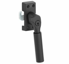 SKG Raamsluiting Met Sluitplaat Rechts Bauhaus mat zwart