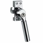 SKG Raamsluiting Met Sluitplaat Rechts Bauhaus glans chroom