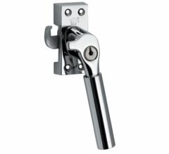 SKG Raamsluiting Met Sluitplaat Rechts Bauhaus glans chroom