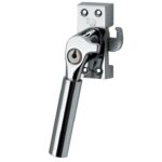 SKG Raamsluiting Met Sluitplaat Links Bauhaus glans chroom