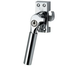 SKG Raamsluiting Met Sluitplaat Links Bauhaus glans chroom