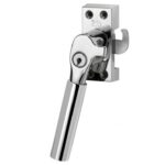 SKG Raamsluiting Met Sluitplaat Links Bauhaus glans nikkel