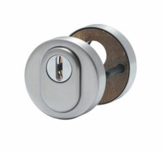 SKG3 Nova veiligheidsrozet rond met kerntrekbeveiliging rvs mat