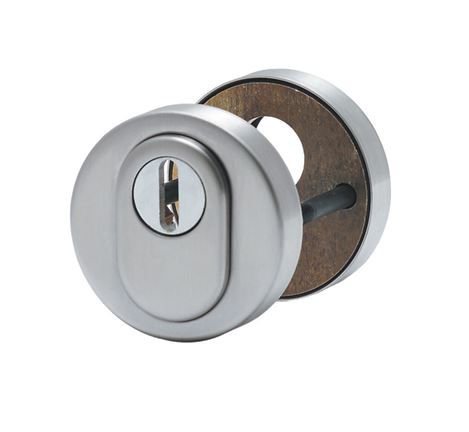 SKG3 Nova veiligheidsrozet rond met kerntrekbeveiliging rvs mat