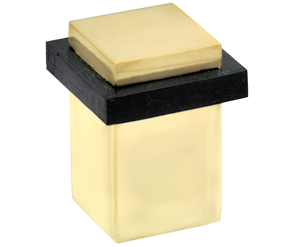 Deurstopper Vierkant messing ongelakt