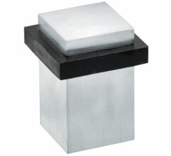 Deurstopper Vierkant mat chroom