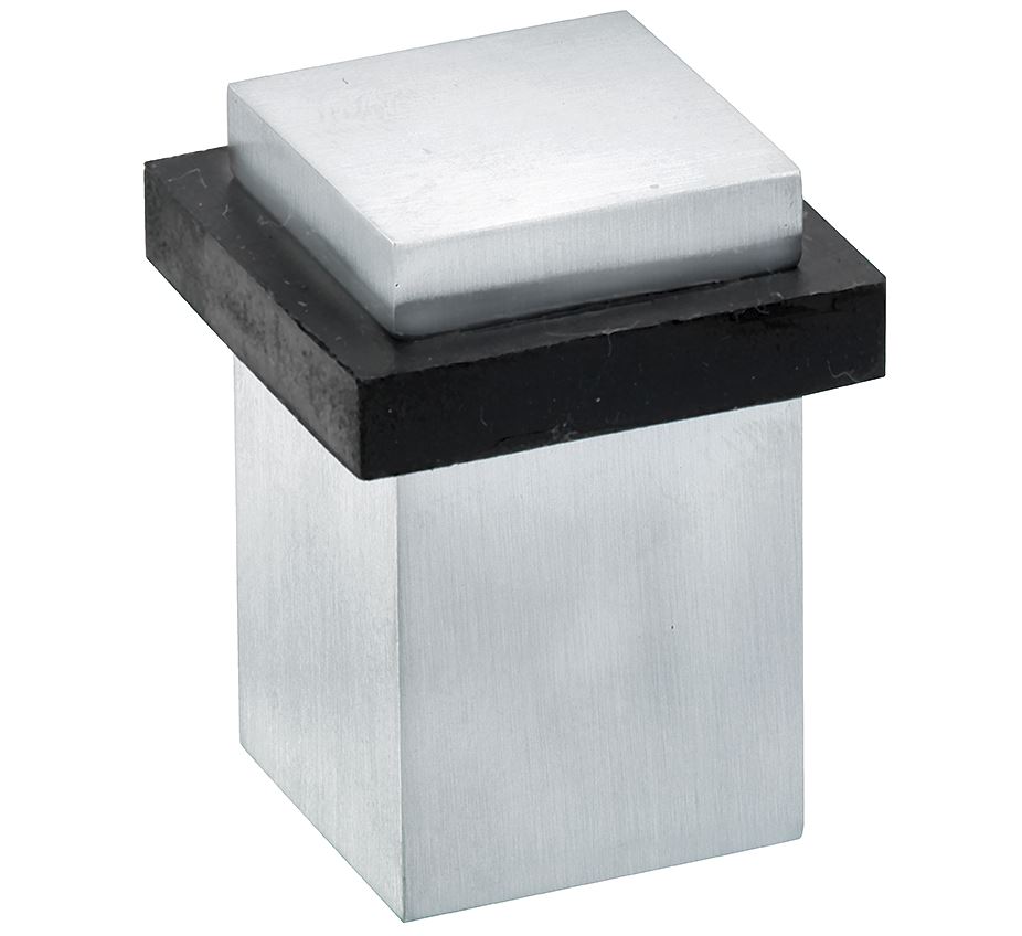 Deurstopper Vierkant mat chroom