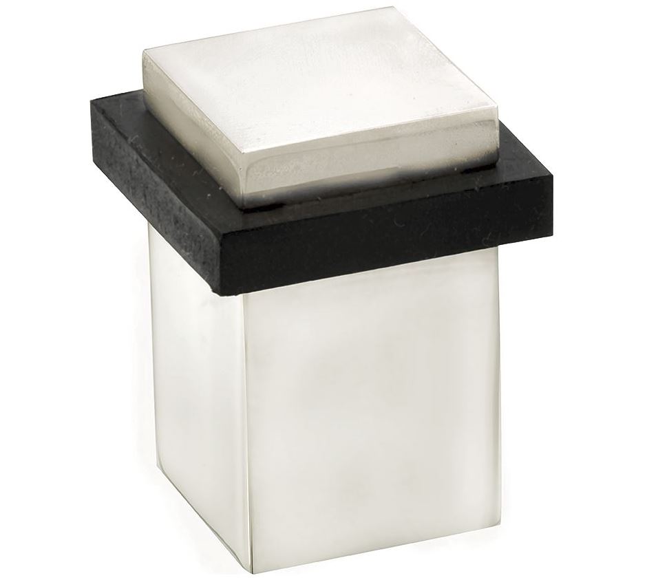 Deurstopper Vierkant glans nikkel