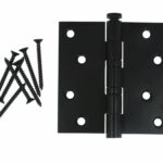 XBL Kogellagerscharnier 89x89x2.5 mm rechte hoek zwart