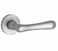 Deurkruk op geveerd rozet Linea/Vivo mat chroom