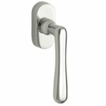 Draaikiepgarnituur Linea/Elegant glans nikkel