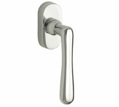 Draaikiepgarnituur Linea/Elegant glans nikkel