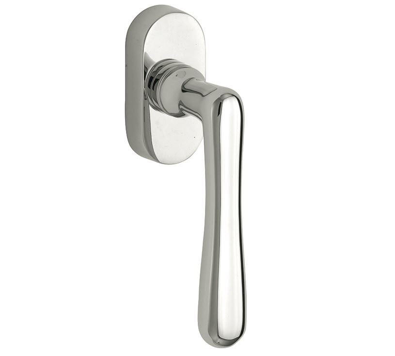 Draaikiepgarnituur Linea/Elegant glans nikkel