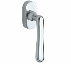 Draaikiepgarnituur Linea/Elegant glans chroom