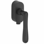 SKG2 Draaikiepgarnituur afsluitbaar Linea/Elegant mat zwart