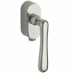 SKG2 Draaikiepgarnituur afsluitbaar Linea/Elegant glans nikkel