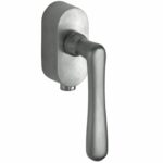 SKG2 Draaikiepgarnituur afsluitbaar Linea/Elegant mat nikkel ongelakt