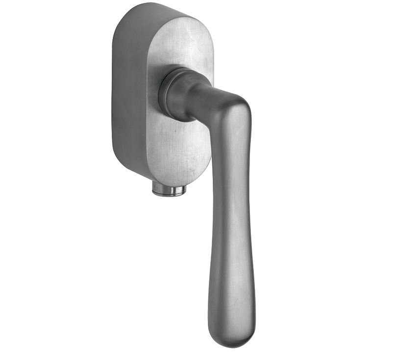 SKG2 Draaikiepgarnituur afsluitbaar Linea/Elegant mat nikkel ongelakt