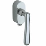 SKG2 Draaikiepgarnituur afsluitbaar Linea/Elegant glans chroom