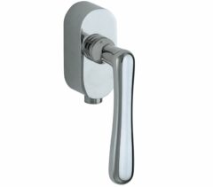 SKG2 Draaikiepgarnituur afsluitbaar Linea/Elegant glans chroom